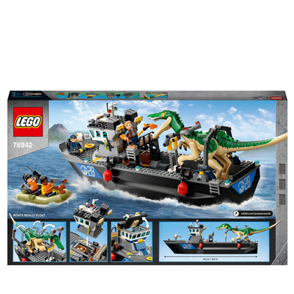 LEGO® Jurassic World Baryonyx Dinosaur Boat Toy 76942