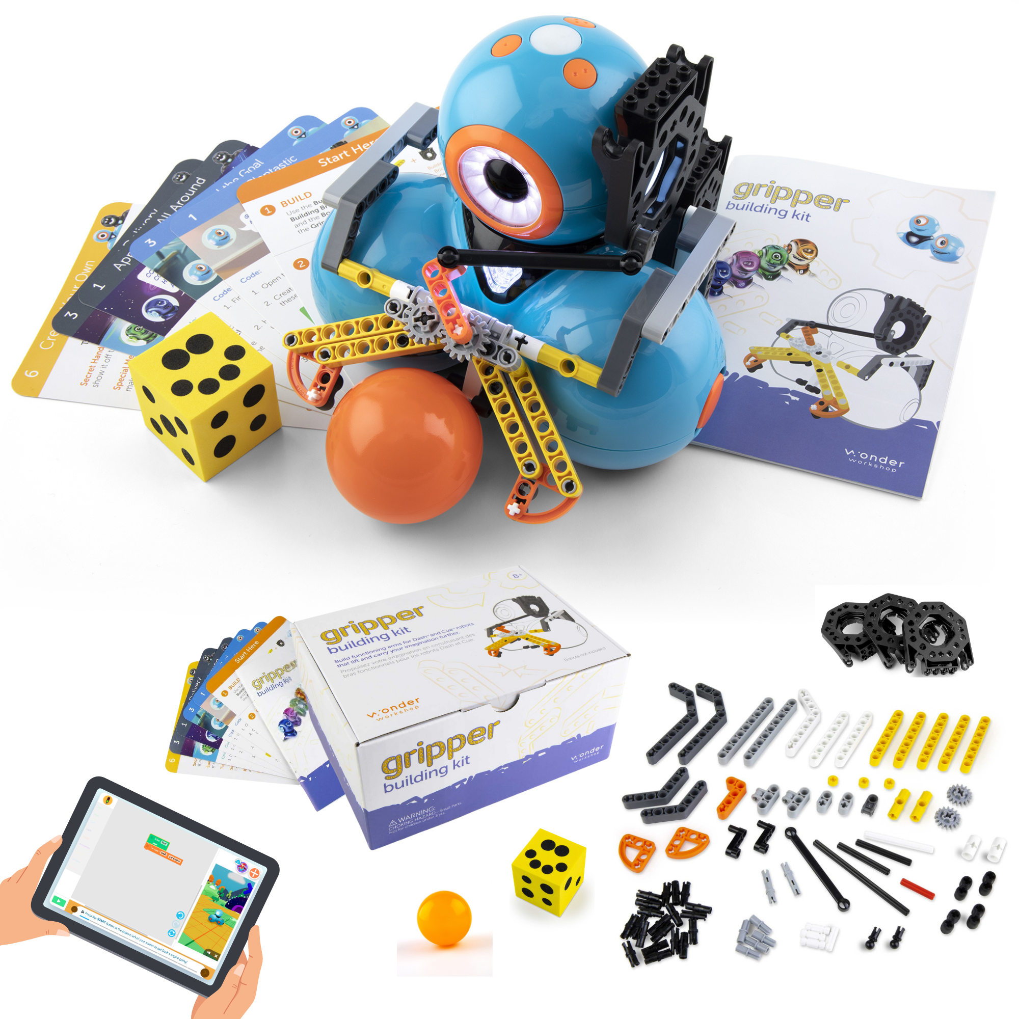 Wonder Workshop Gripper Building Kit for Dash & Cue