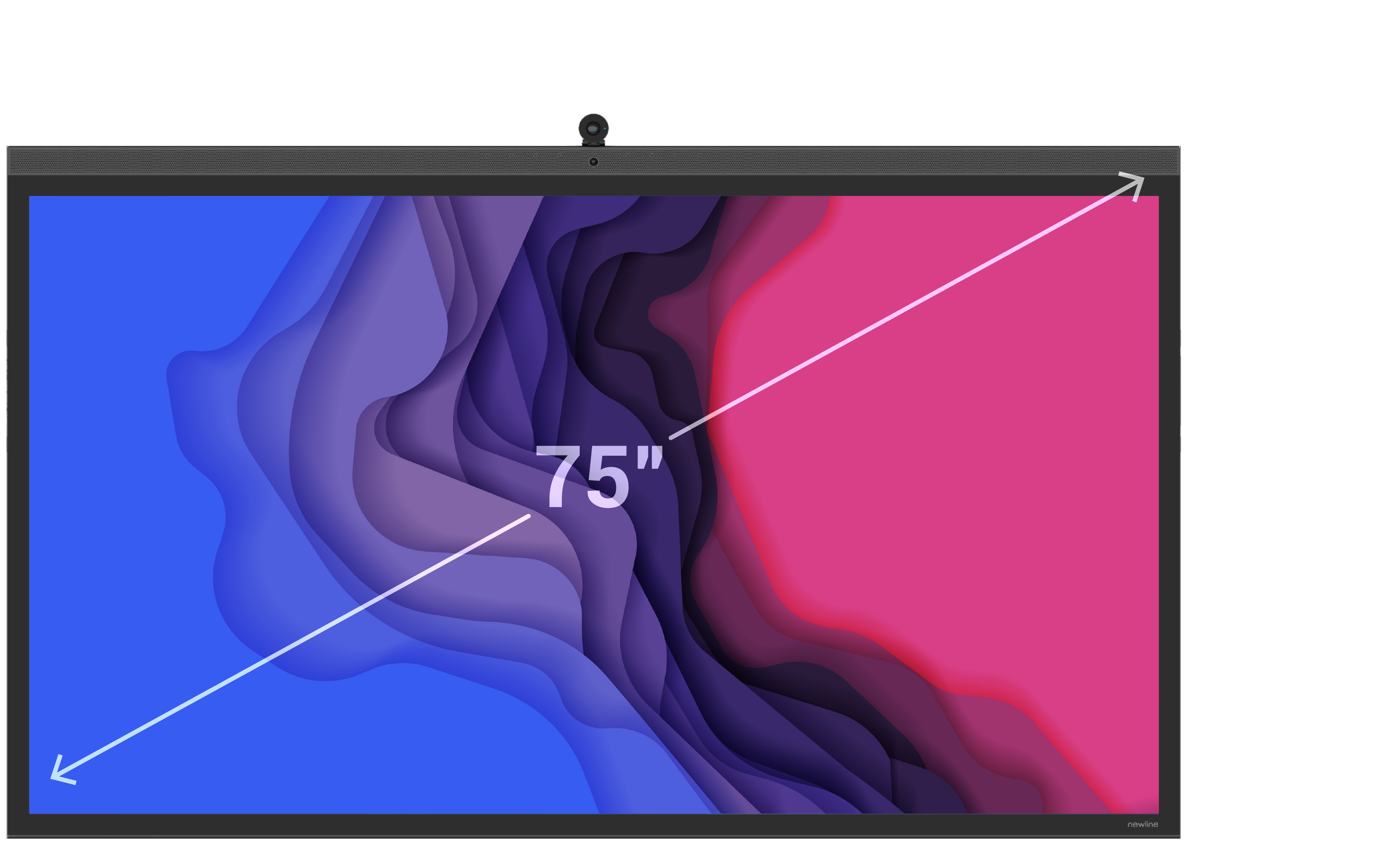 Newline VEGA Projected Capacitive Touch Panel 75"