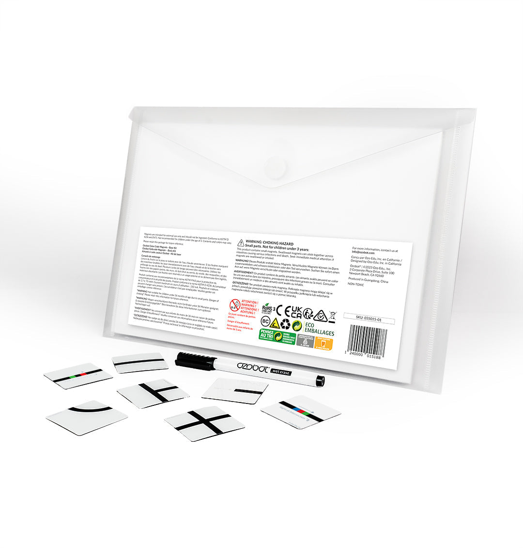 Ozobot Colour Code Magnets: Base Kit