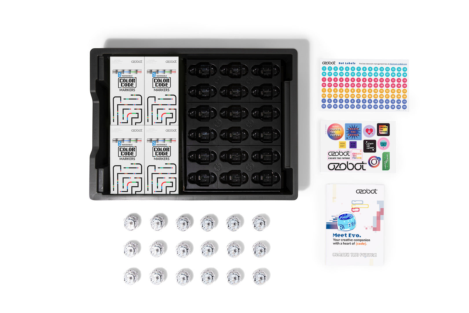 Ozobot Evo Classroom Kit (18-pack)