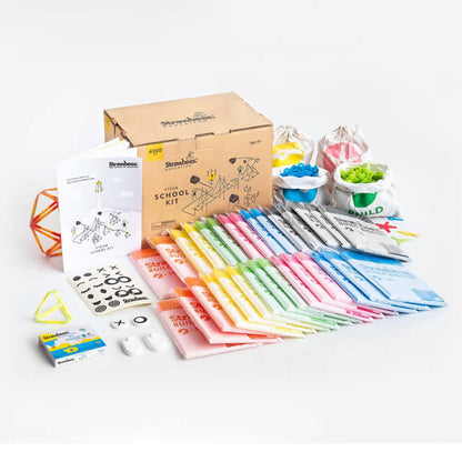Strawbees STEAM School Classroom Building Set
