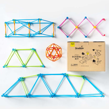 Strawbees STEAM School Classroom Building Set
