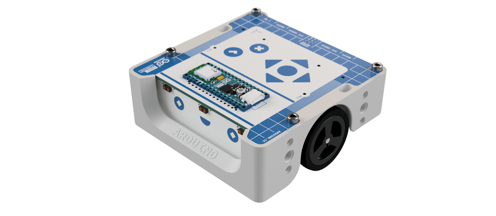 Arduino Alvik robot car for programming education with Arduino Nano ESP32, designed for robotics and IoT learning.