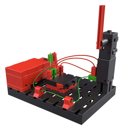 CLASS SET Electrical Control model showcasing sustainable electrical circuit components for primary school education.