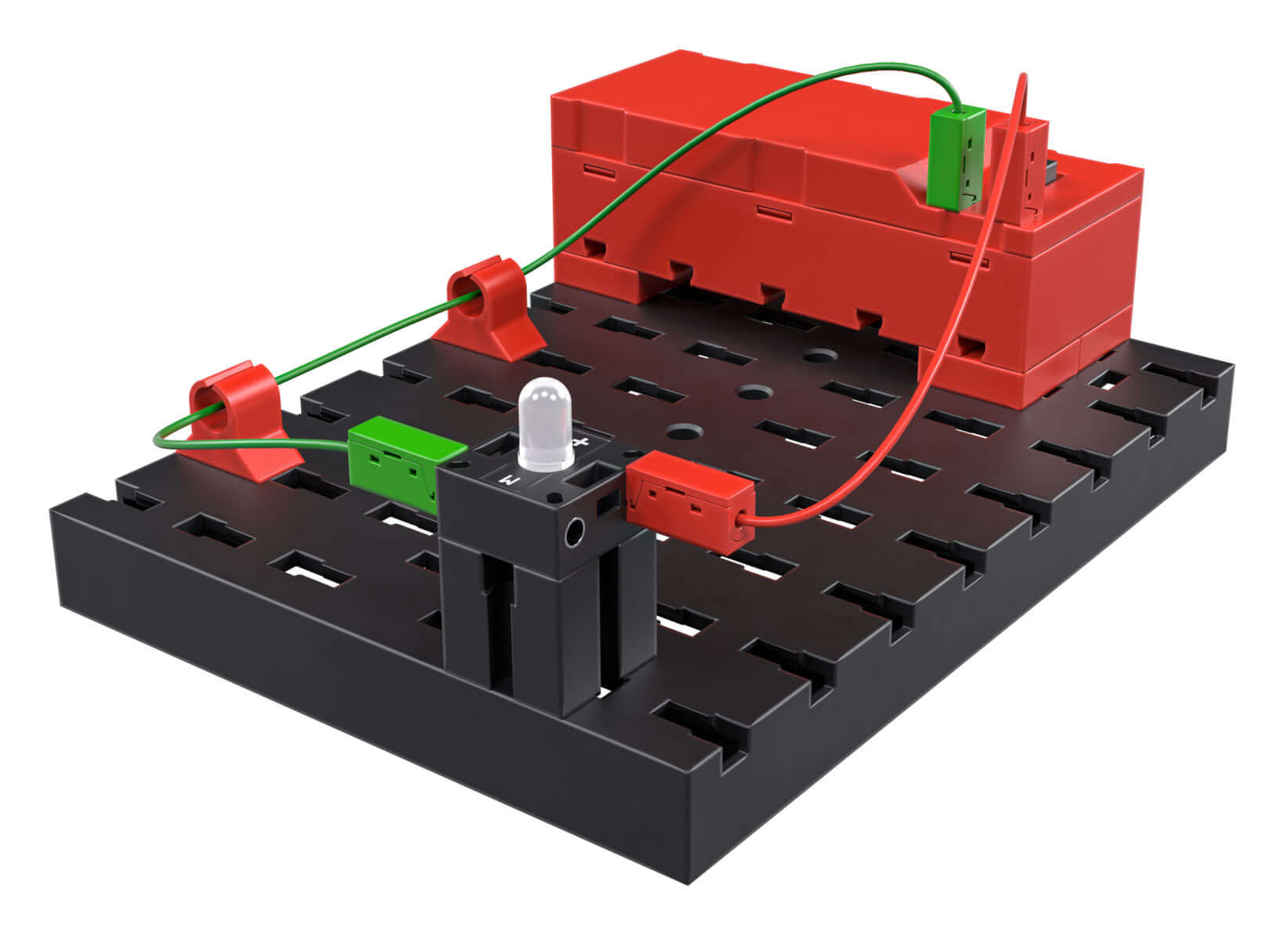 CLASS SET Electrical Control kit showcasing basic electrical circuits for primary school education.