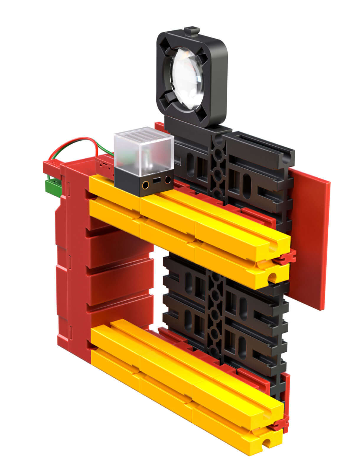 CLASS SET Optics kit featuring colorful components designed for primary school science education.