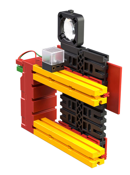CLASS SET Optics kit featuring colorful components designed for primary school science education.