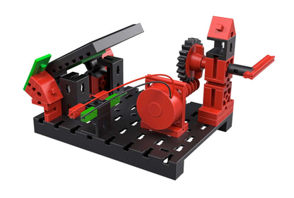 Educational solar energy model kit for primary school teaching renewable energy concepts.