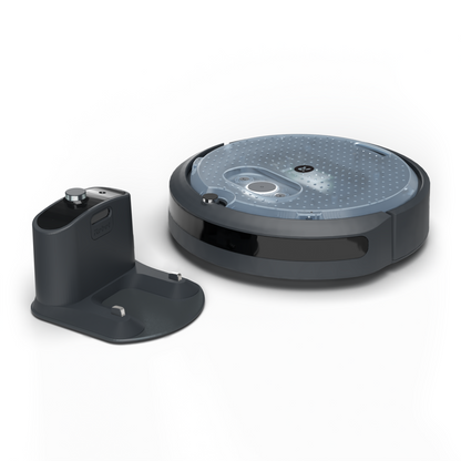 Create 3 educational robot with charging dock, showcasing advanced technology and programming capabilities.