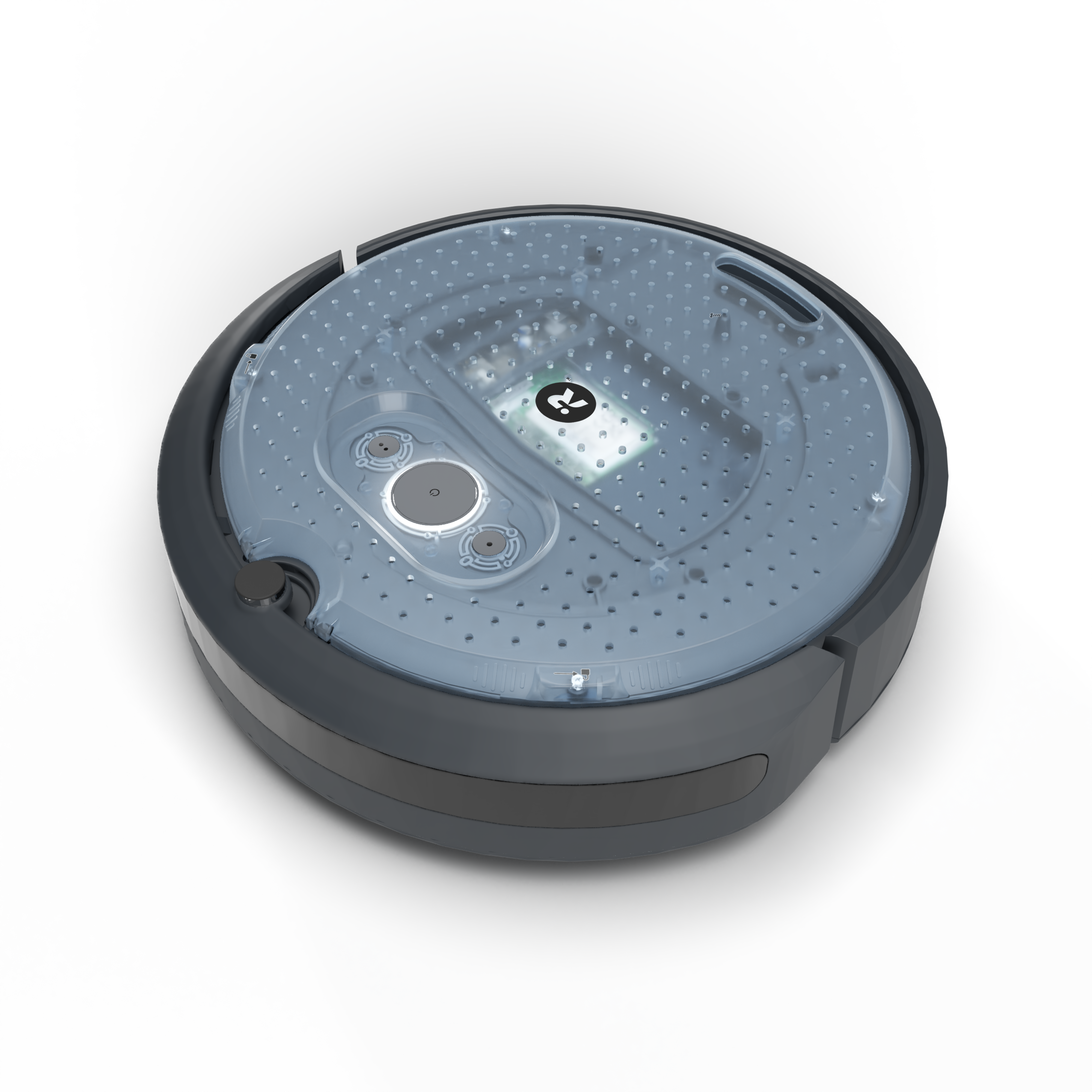 Create 3 educational robot designed for programming and robotics education, featuring a sleek round design.