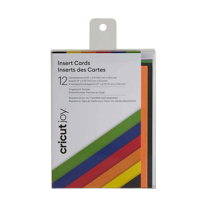 Cricut Joy Insert Cards 12-pack with vibrant colors for easy card making and personalization, ideal for DIY greeting cards.