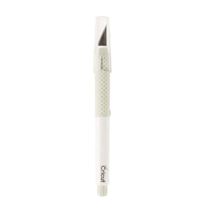 Cricut TrueControl Knife with premium steel blade for precision cutting on various materials like cardstock and fabric.