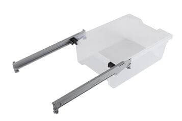 Gratnells Callero Stop Safe runner featuring clips for secure tray holding and easy removal - pack of 12.