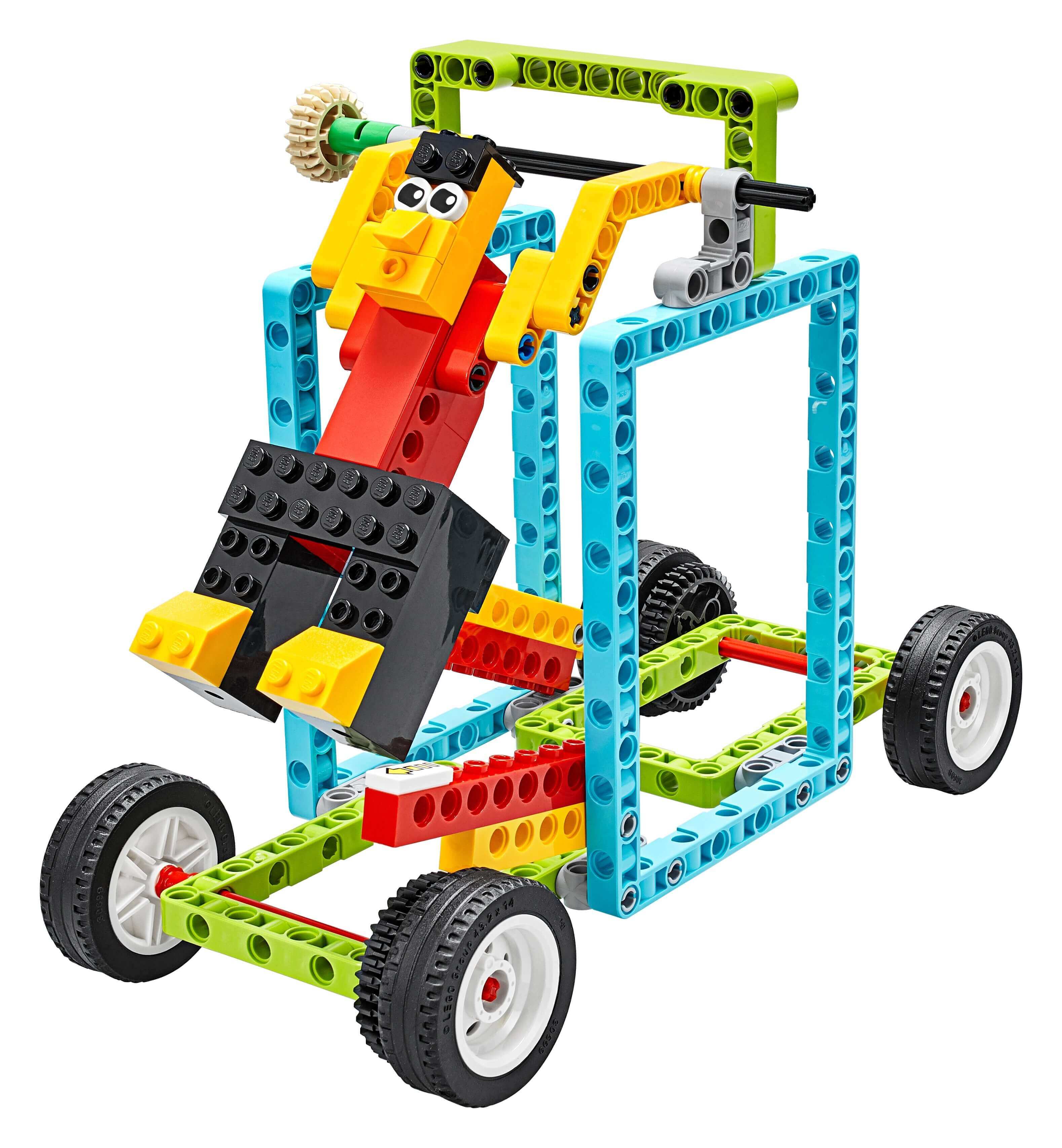 LEGO® Education BricQ Motion Prime Set 45400 with a colorful and engaging model demonstrating motion principles.