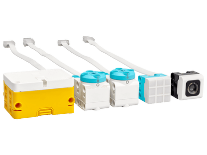 LEGO Education SPIKE Essential Set components for hands-on STEAM learning in primary education.