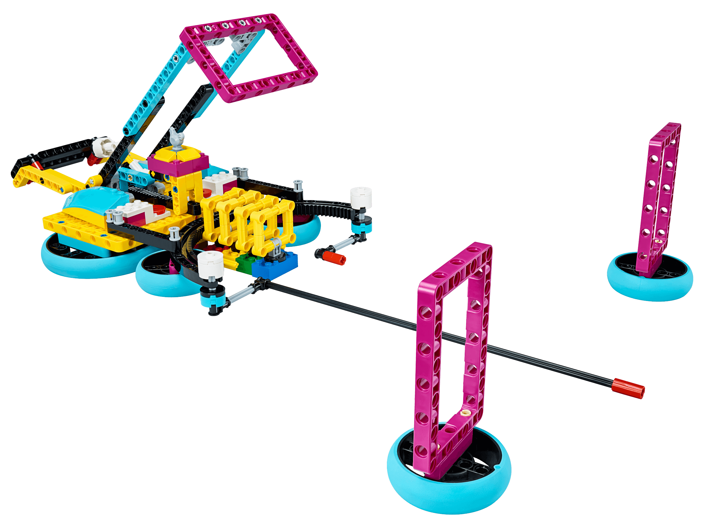 LEGO® Education SPIKE™ Prime Expansion Set 45681 featuring vibrant elements for advanced STEAM robotics learning.