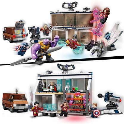 LEGO Marvel Avengers Endgame Final Battle Set 76192 featuring heroes in action and epic confrontations.
