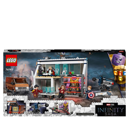 LEGO® Marvel Avengers: Endgame Final Battle Set 76192 with characters and vehicles for imaginative superhero play.