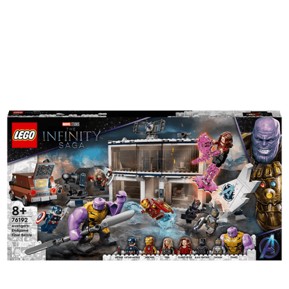 LEGO Marvel Avengers: Endgame Final Battle Set 76192 for kids, featuring iconic characters and battle scenes