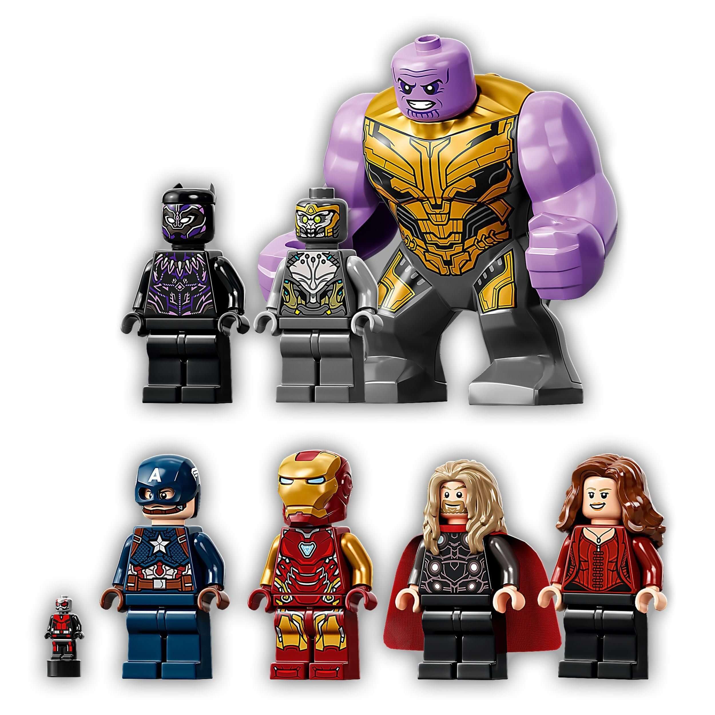 LEGO® Marvel Avengers: Endgame final battle set featuring superheroes and villains for imaginative play.