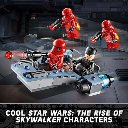 LEGO Star Wars Sith Troopers Battle Pack set featuring First Order troopers and action-packed mini figures.