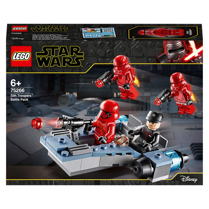 LEGO Star Wars Sith Troopers Battle Pack 75266 with First Order troopers and microfighter, perfect for role-play battles.