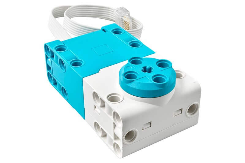 LEGO® Technic Large Angular Motor 45602 with integrated rotation sensor for high-power applications.