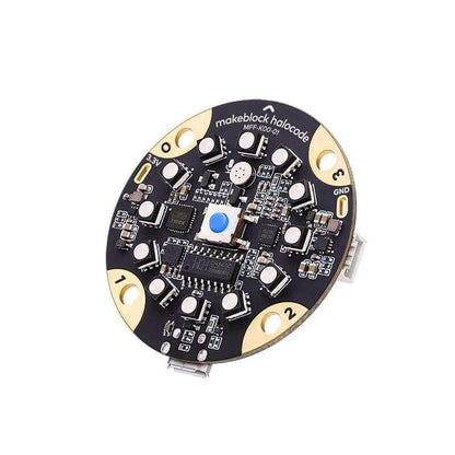Makeblock HaloCode V2 wireless single board computer with sensors and buttons for IoT projects.
