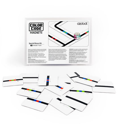 Ozobot Colour Code Magnets: Special Moves Kit