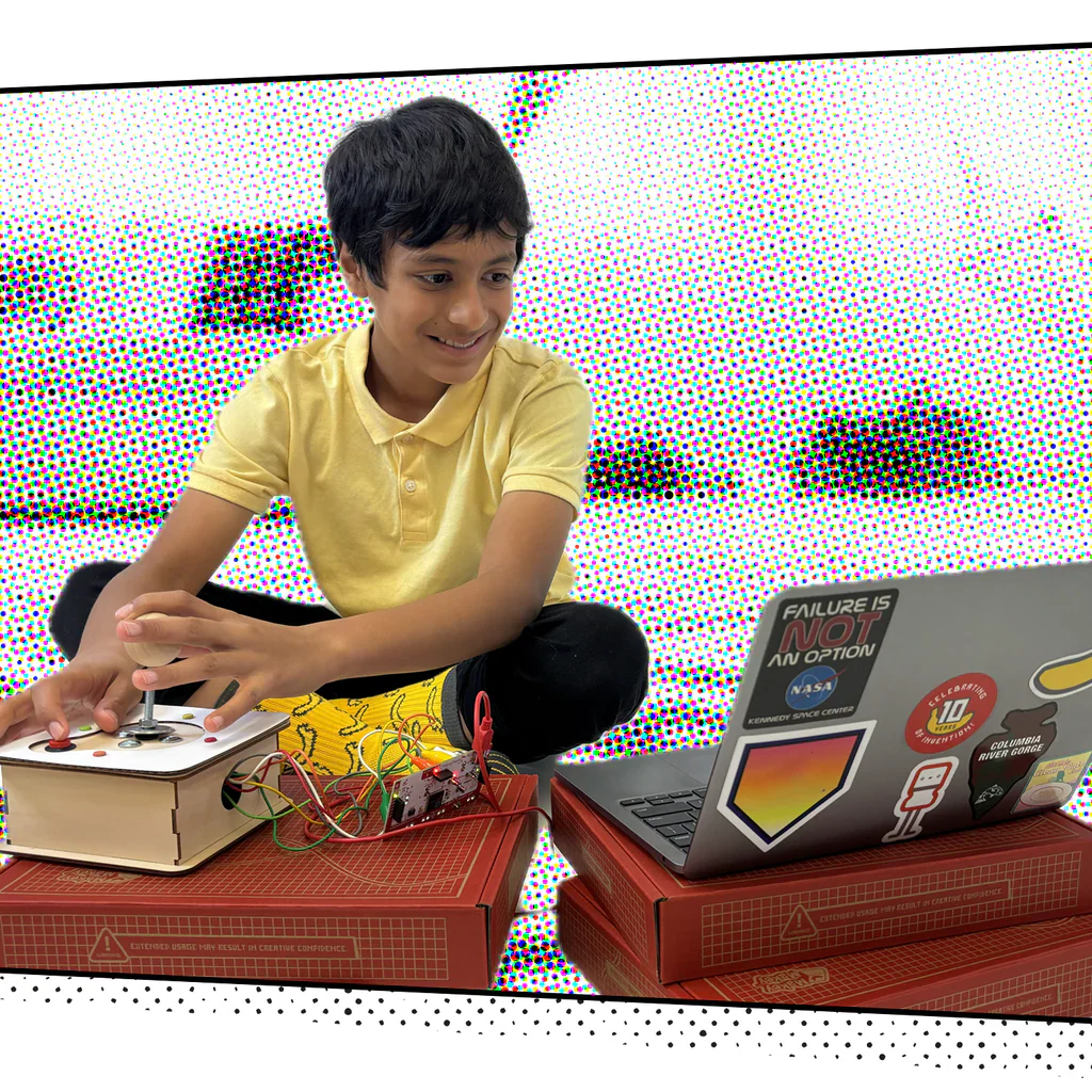 Retro Joystick Invention Launchpad