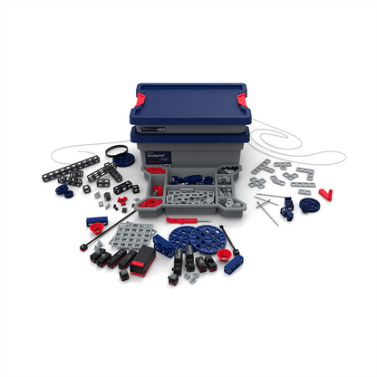Sphero Blueprint Engineering Kit with collection of building components, tools, and instructional resources for learning engineering.