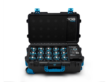 Sphero BOLT+ Power Pack case displaying 15 programmable robots for educational coding fun.
