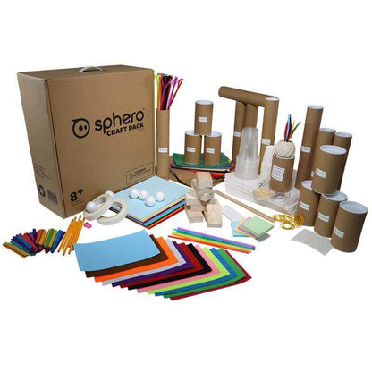 Sphero Craft Pack featuring various crafting materials and accessories for creating fun projects with Sphero robots.