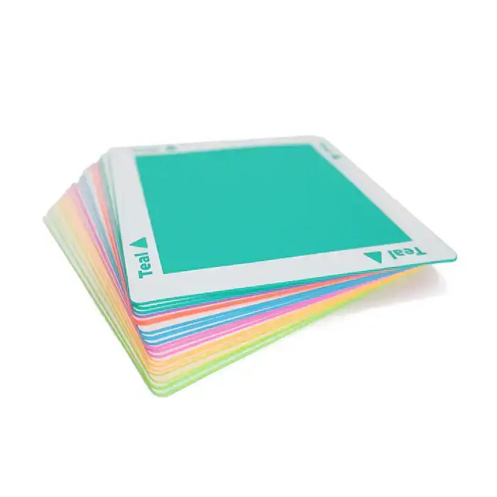 Sphero indi Colour Tile Pack featuring colorful square tiles stacked for interactive screen-free learning.
