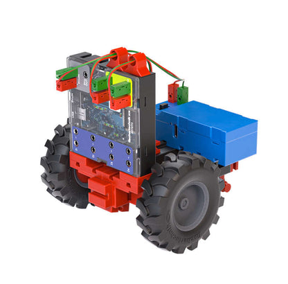 STEM Coding Pro robot with Li Ion battery, colorful design, and playful introduction to robotics.