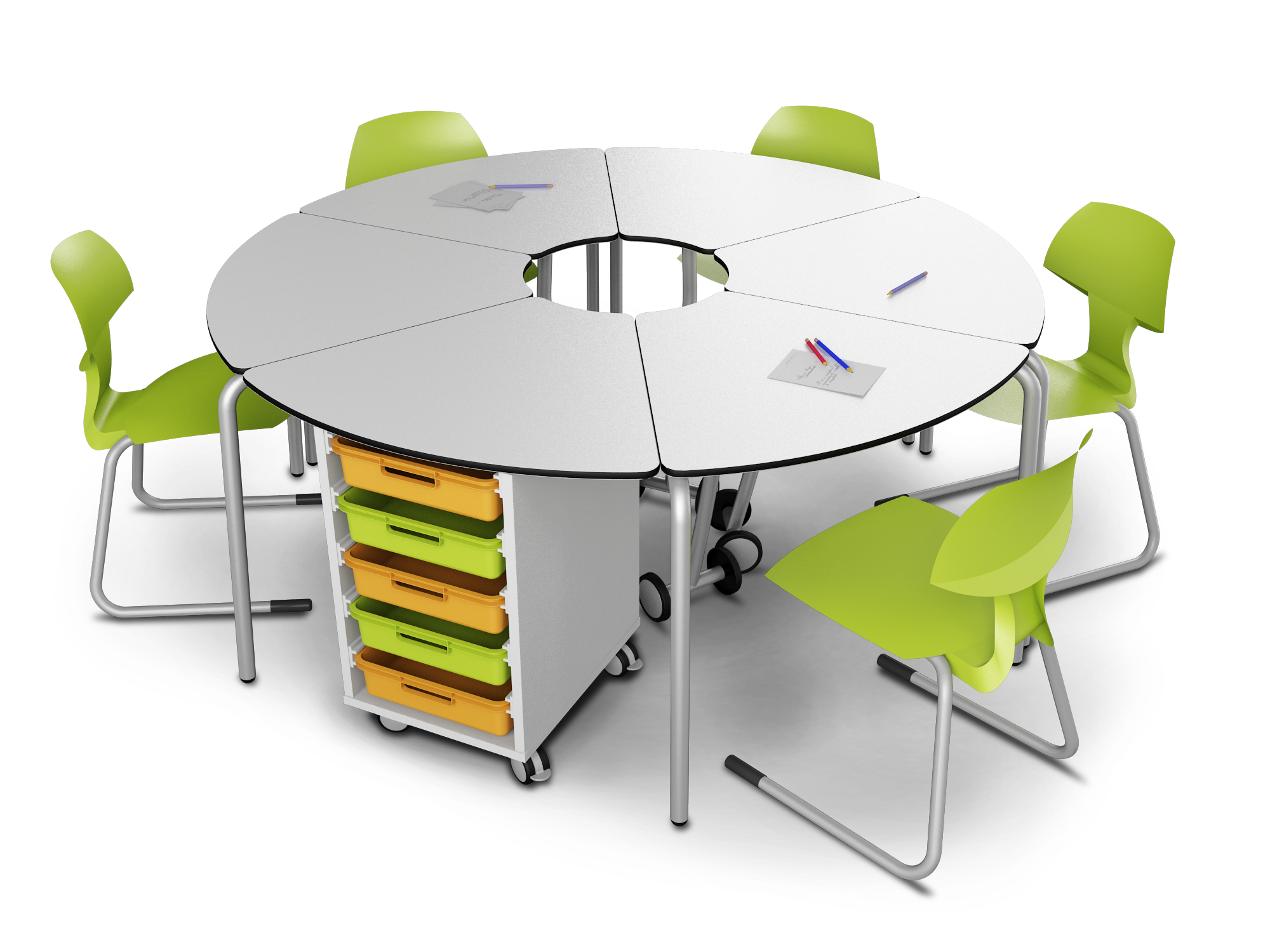 zioxi t41 60° Individual Student Table